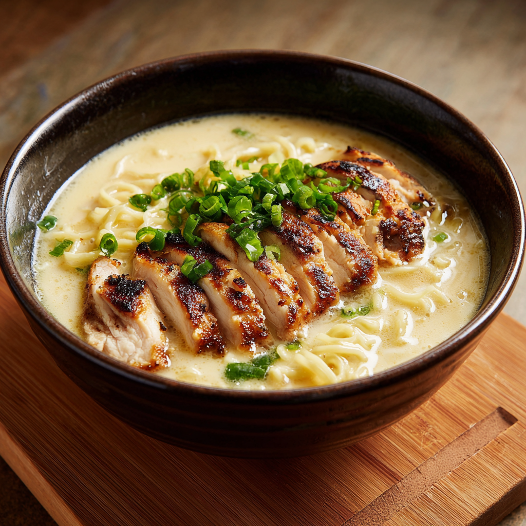 Easy Creamy Chicken Ramen