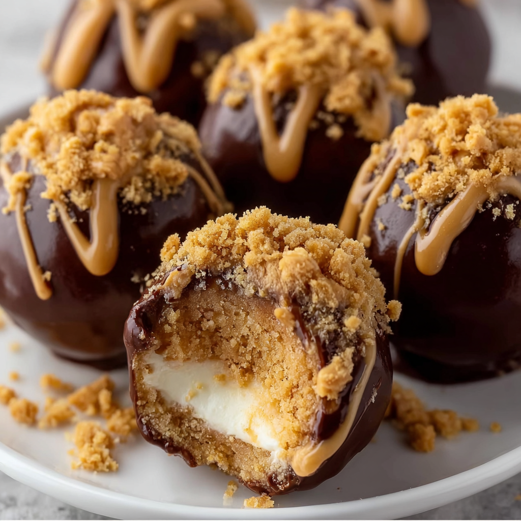 No-Bake Peanut Butter Cheesecake Balls