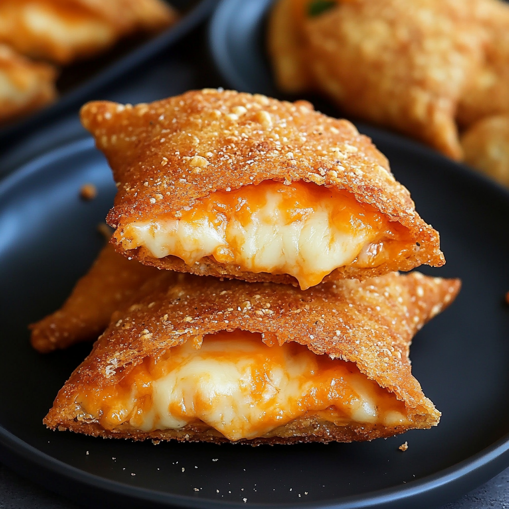 Breaded mozzarella sticks coated in crushed Doritos ready for frying
