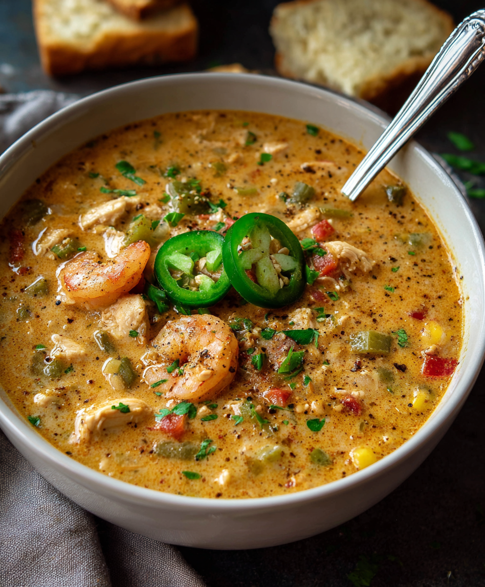 Cajun White Chicken Chili