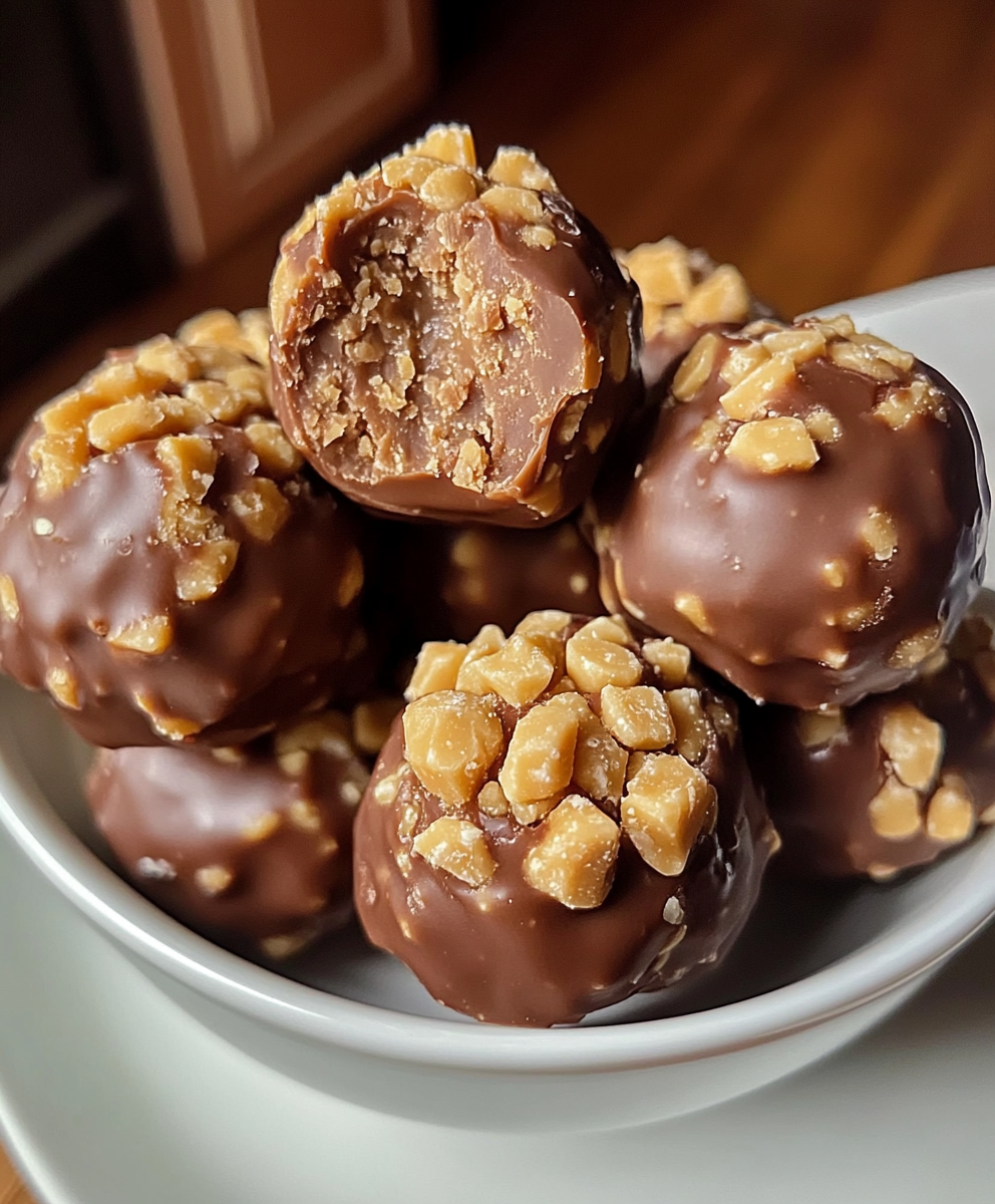 Butterfinger Balls on parchment