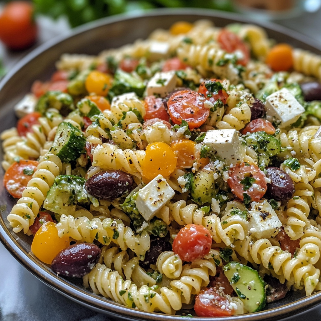 20-Minute Greek Pasta Salad