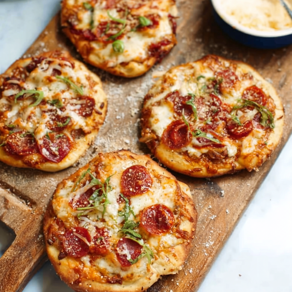 4-Ingredient Mini Pizzas