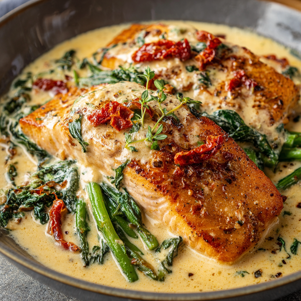 Creamy Tuscan Salmon
