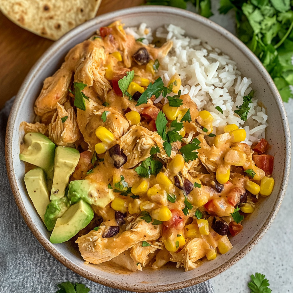 Crock Pot Fiesta Chicken