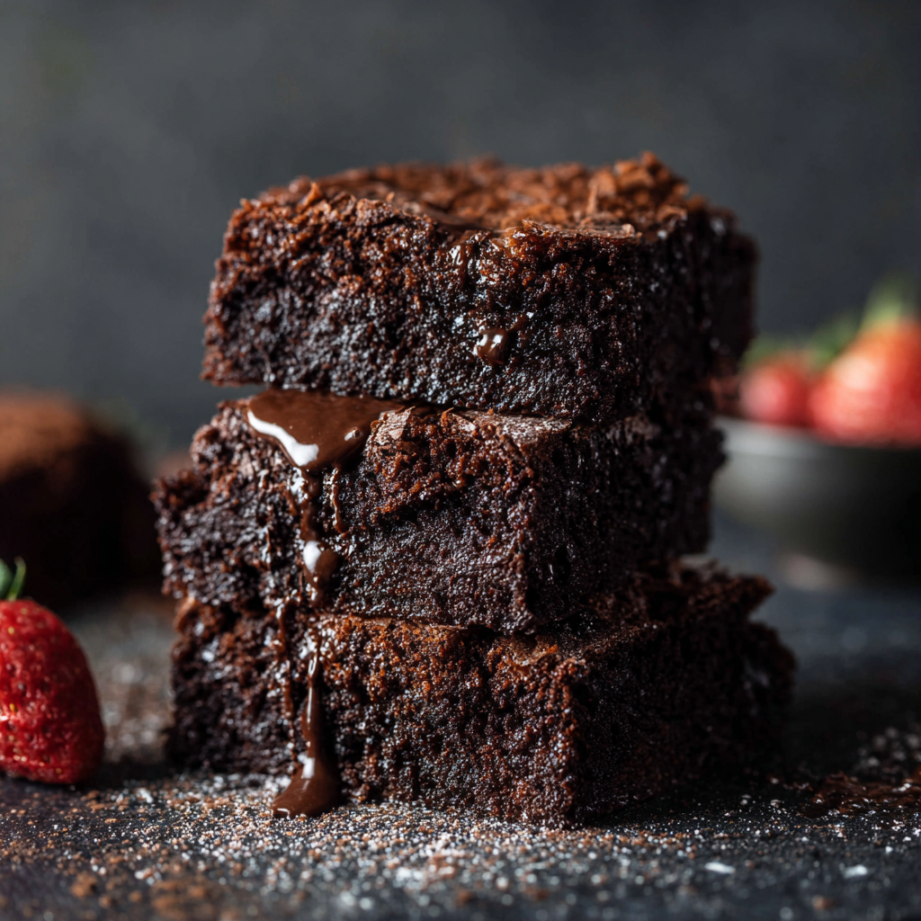 Brownie close up