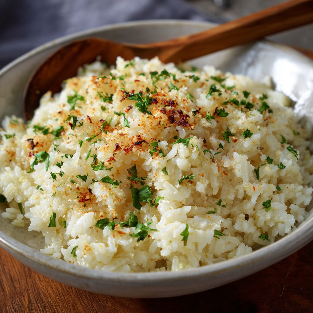 Garlic Parmesan Rice
