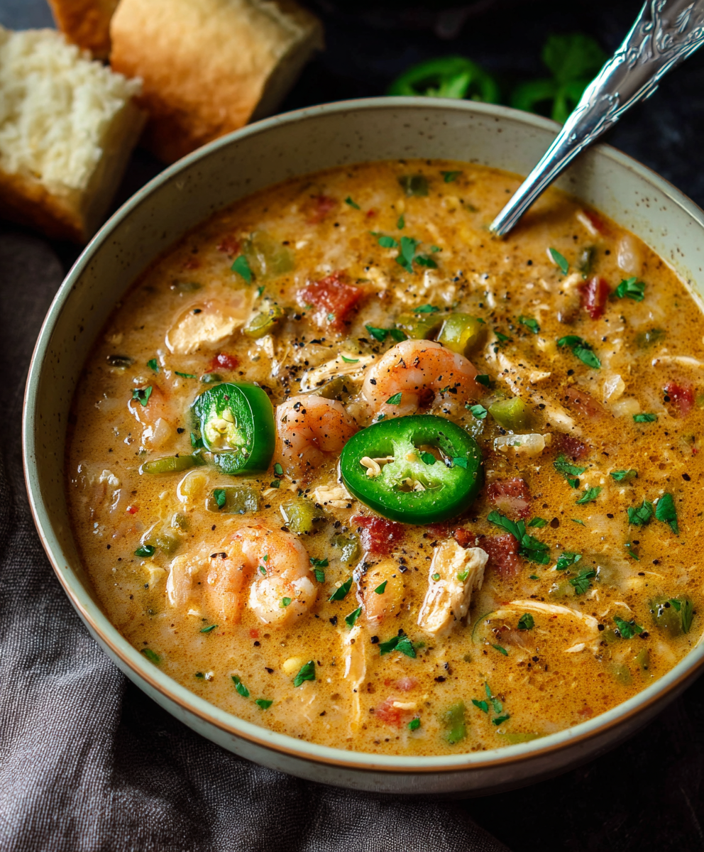 Cajun White Chicken Chili
