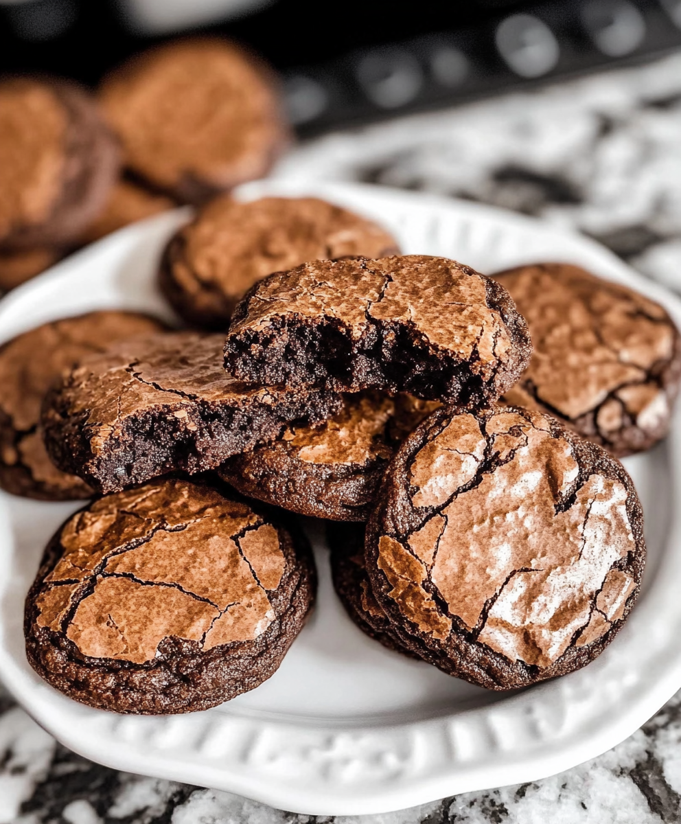 Fudgy Chewy Browkies (Brookies)