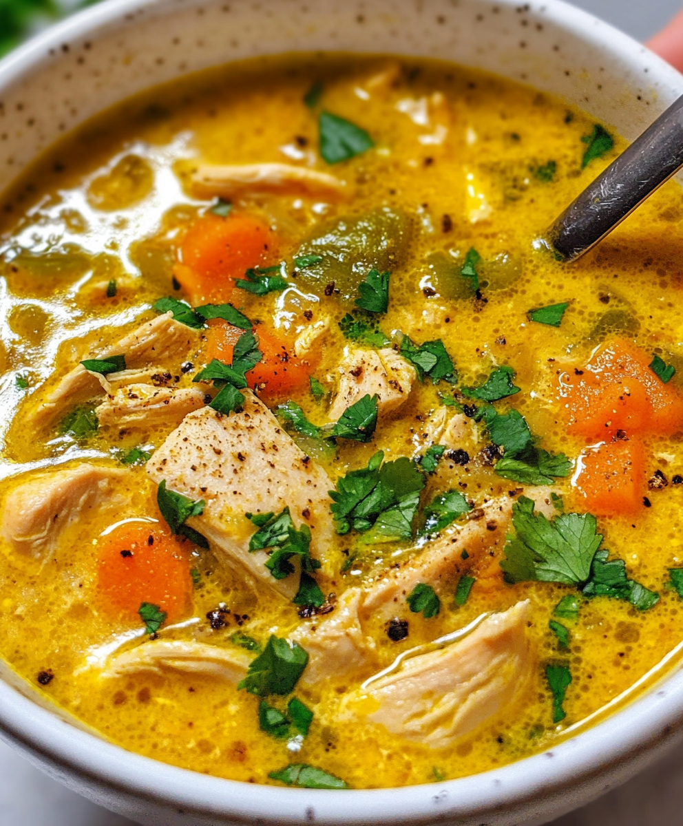 Anti Inflammatory Turmeric Chicken Soup