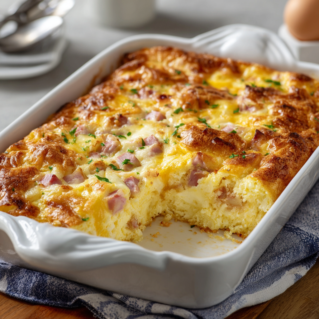 Ham and Egg Crescent Bake