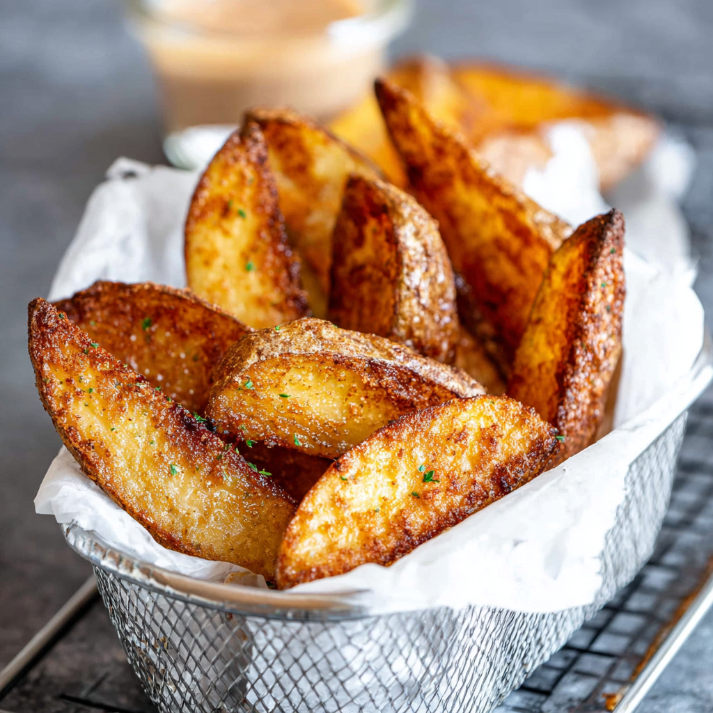 Ultra Crispy Baked Potato Wedges