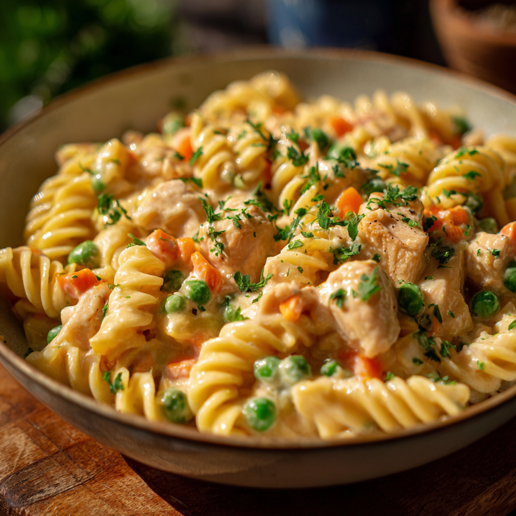 Chicken Pot Pie Pasta
