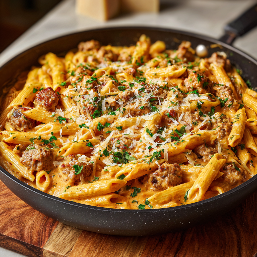 Best Creamy Sausage Pasta