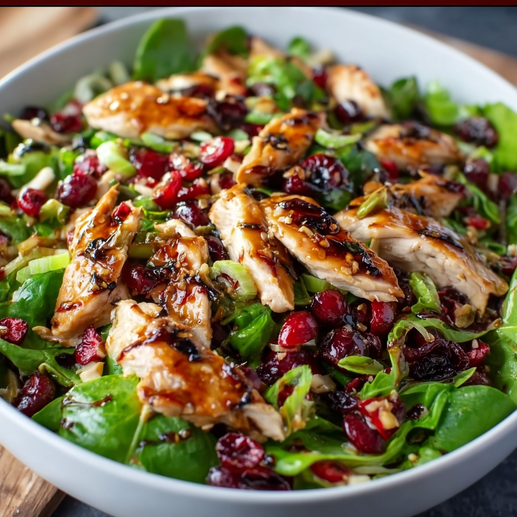 Asian Chicken Cranberry Salad