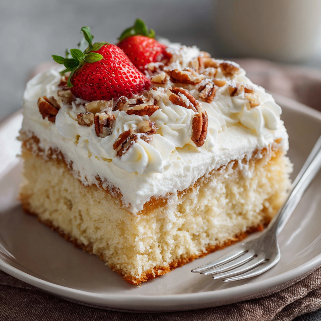 Italian Cream Sheet Cake