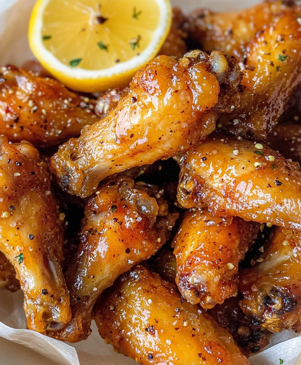 Honey Lemon Pepper Wings