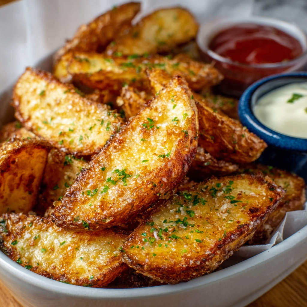 Crispy Potato Wedges