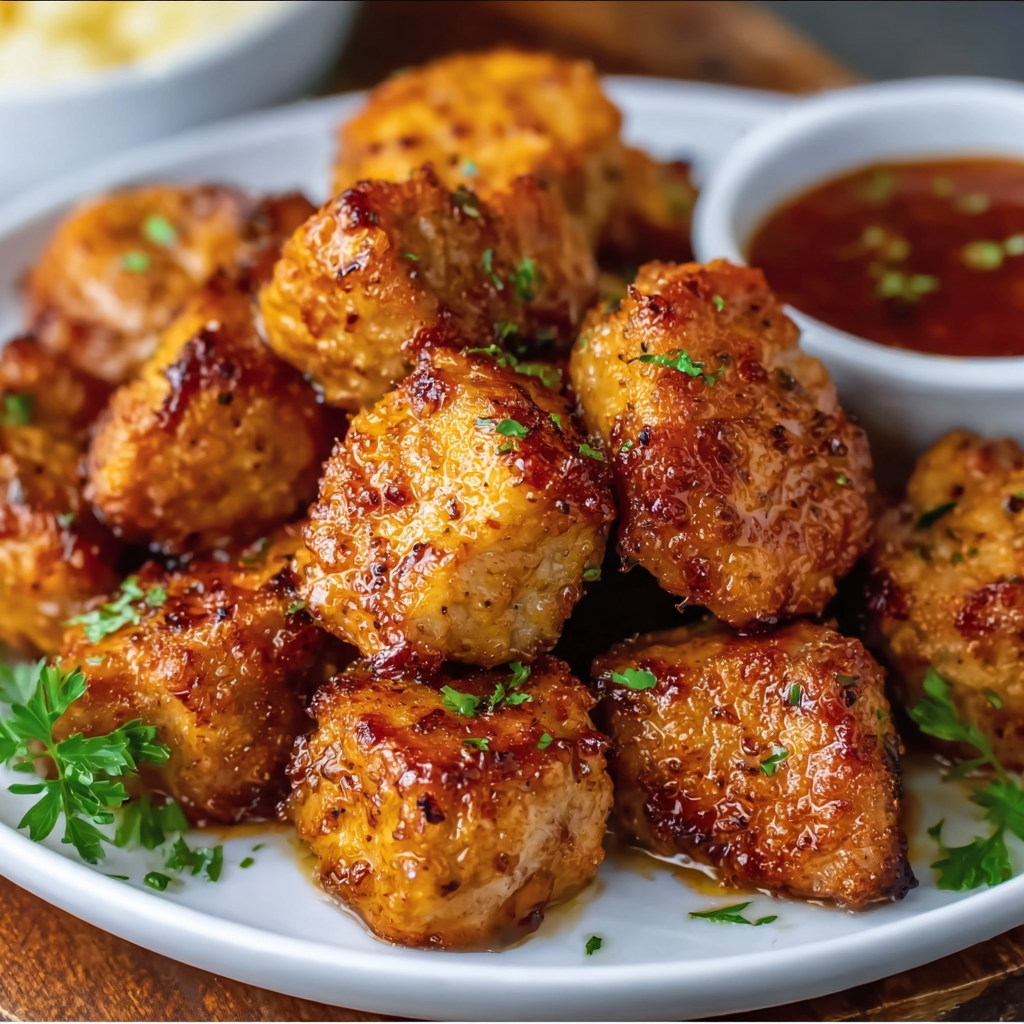 Air Fryer Pork Chop Bites