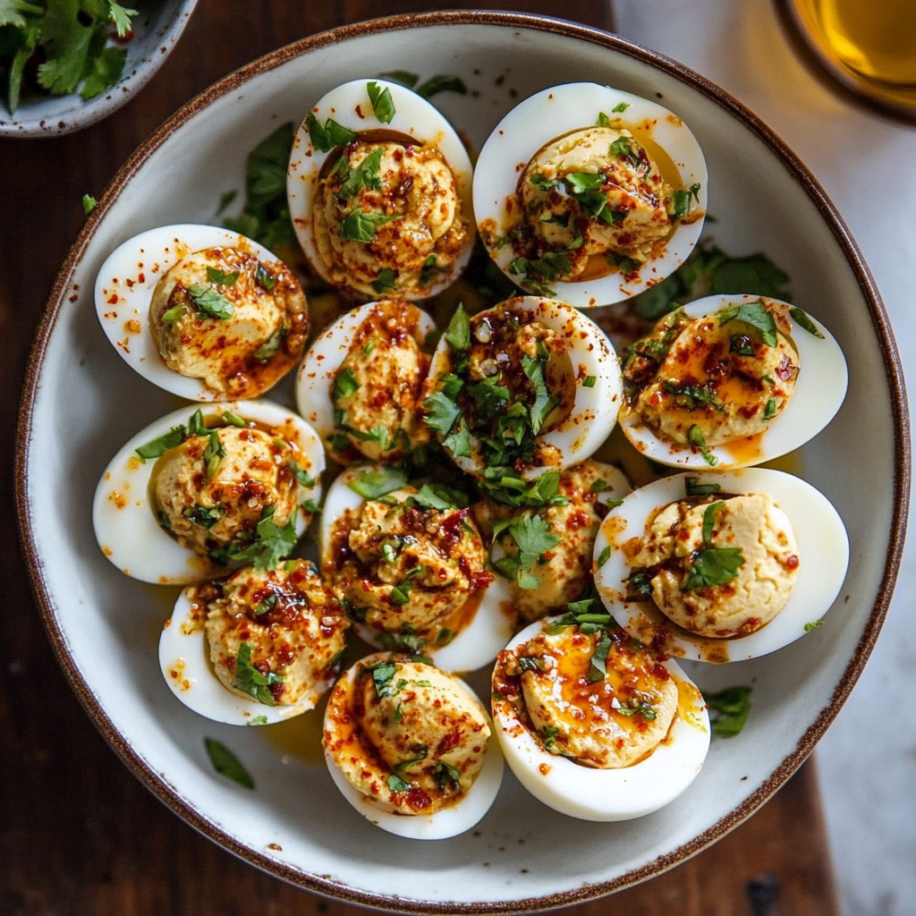 Spicy Deviled Eggs