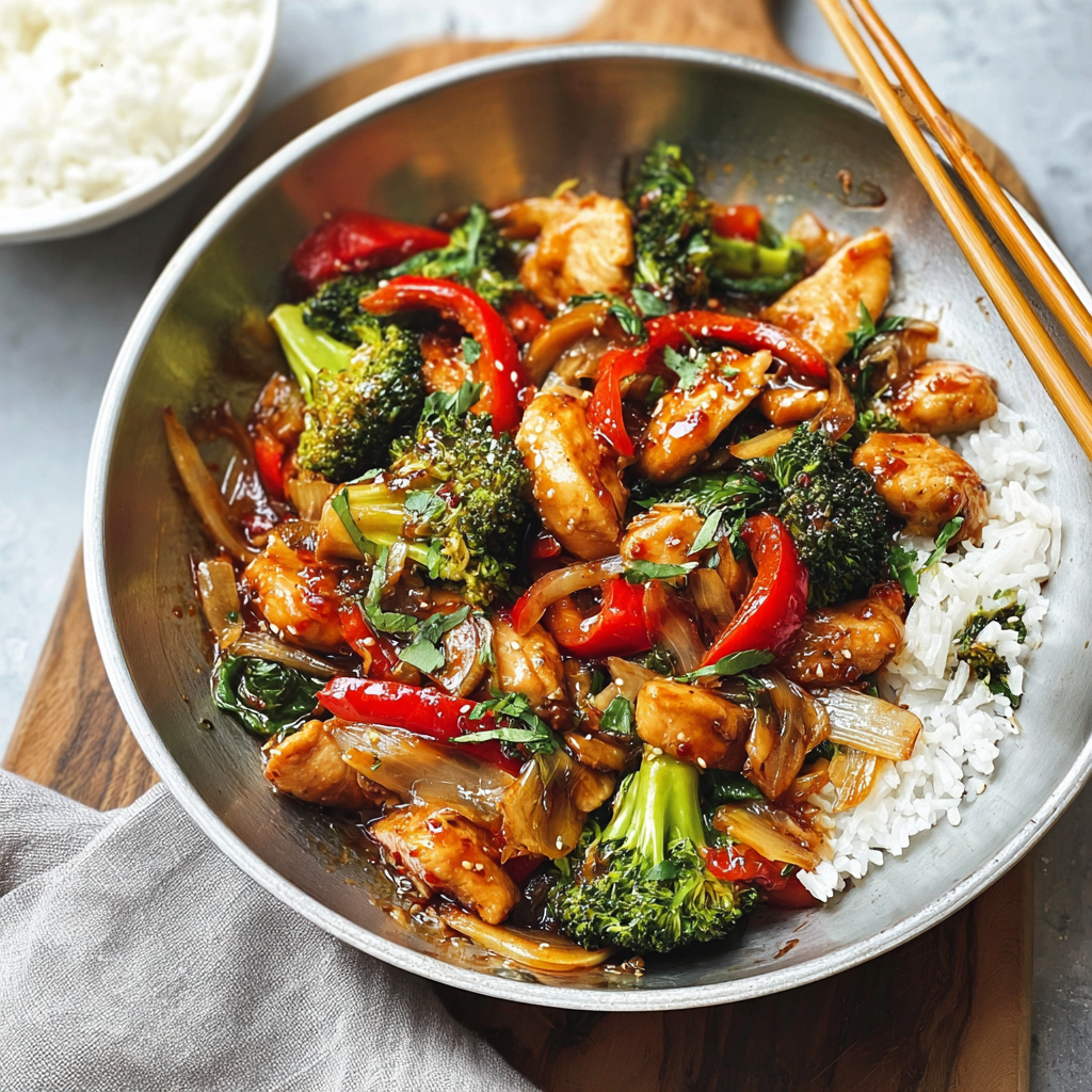 Easy Honey Sesame Chicken Stir Fry