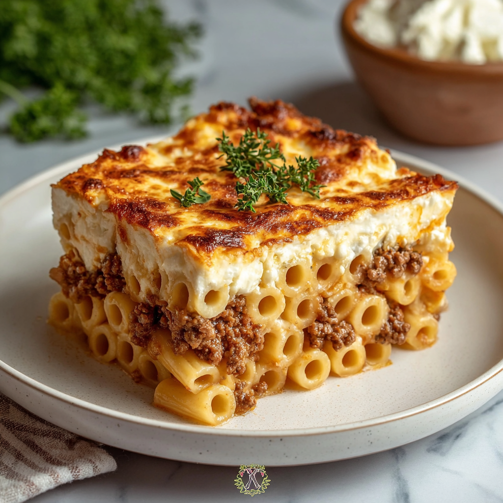 Authentic Pastitsio (Greek Lasagna)