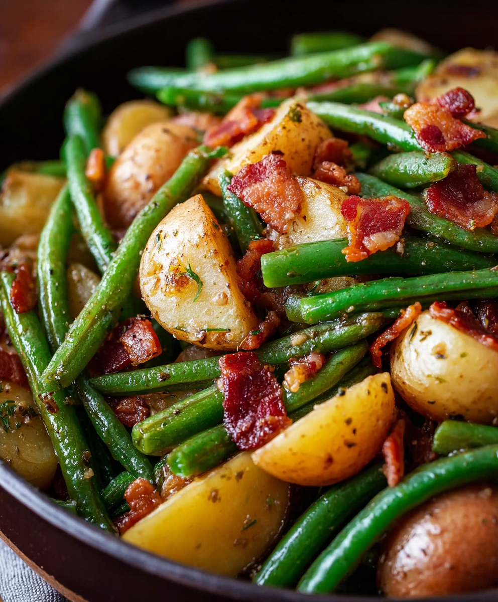 Ranch Green Beans and Potatoes