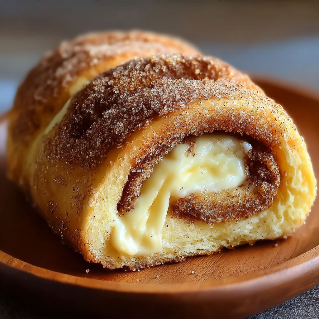Freshly baked cinnamon sugar cream cheese rolls