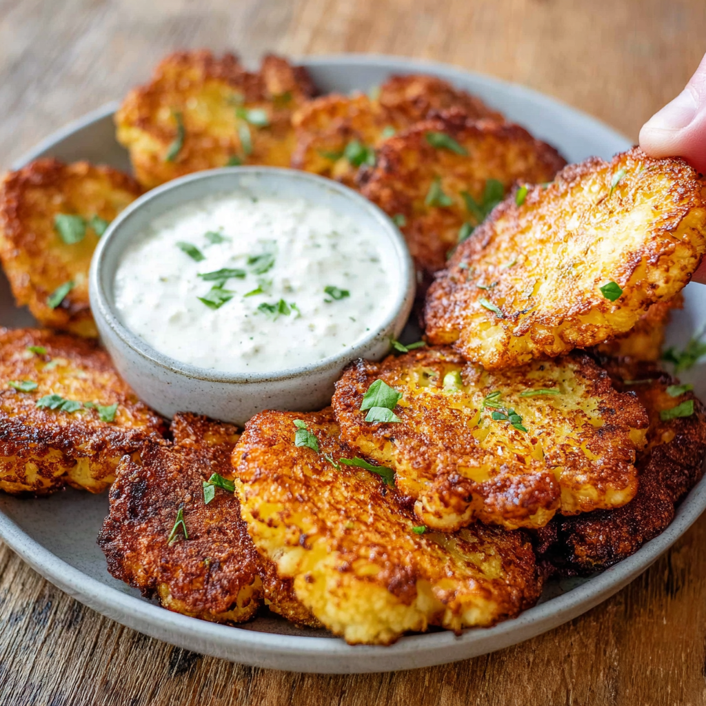 Cauliflower Fritters