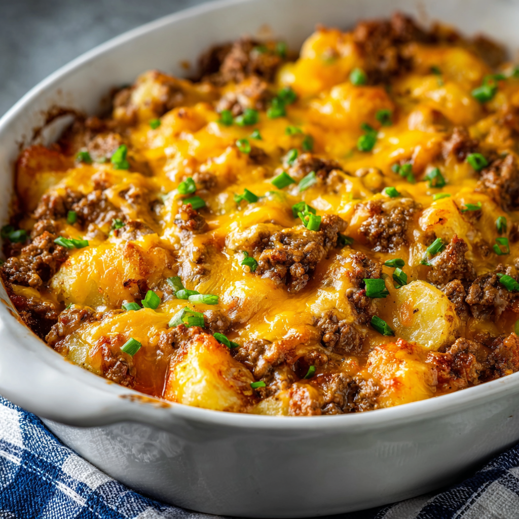 Hobo Casserole: Rustic Ground Beef and Potato Bake