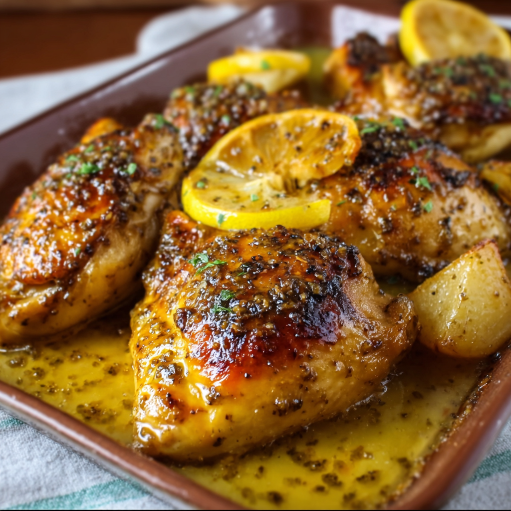 Honey Mustard Roast Chicken