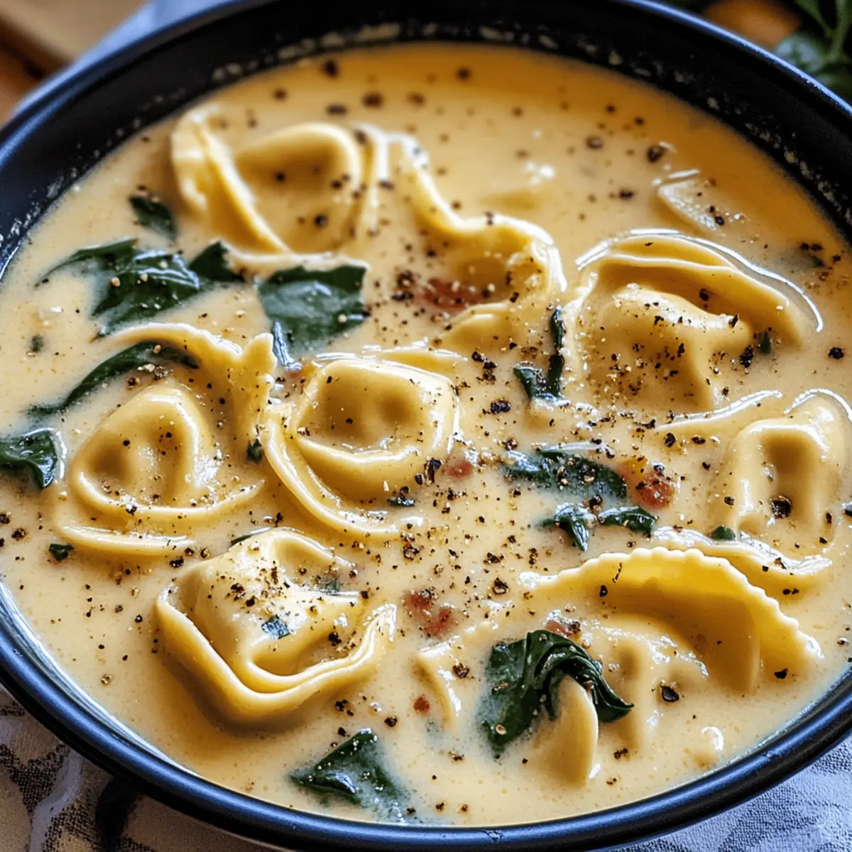Creamy Tuscan Garlic Tortellini Soup: Your Cozy Italian Escape