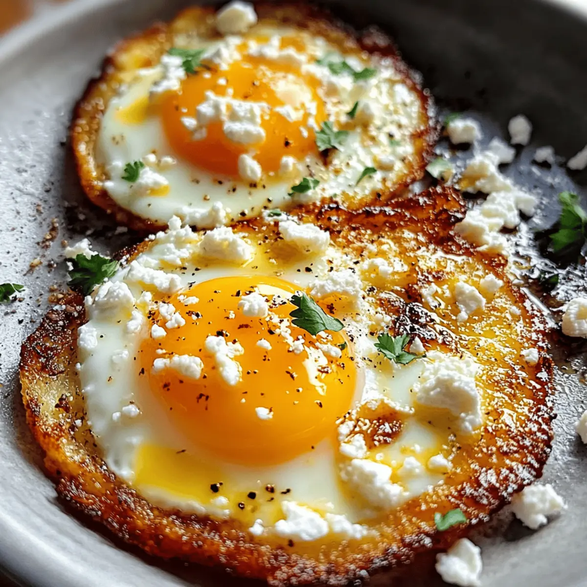 Crispy Feta Fried Eggs for a Flavor-Packed Breakfast Delight