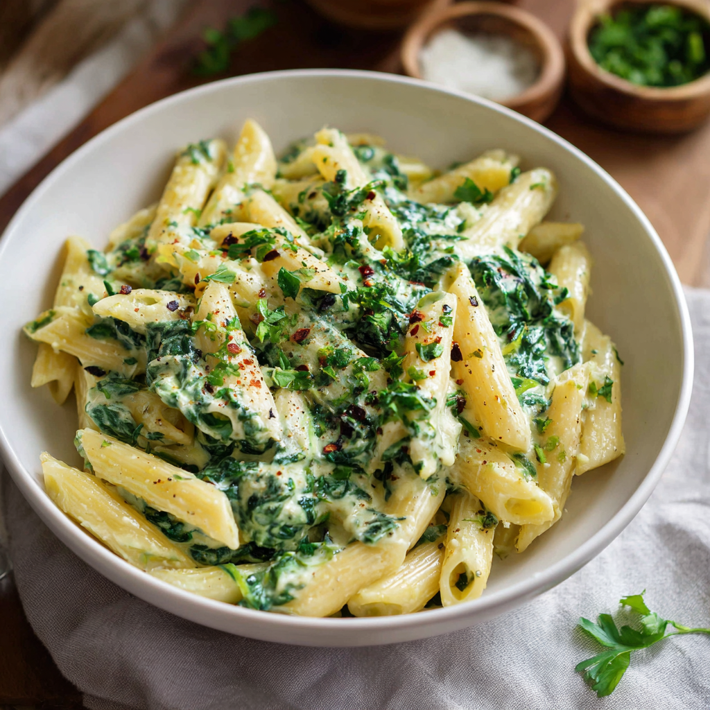 Creamy Spinach Pasta