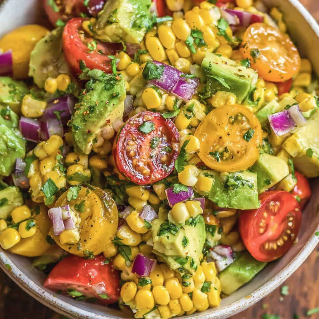 Zesty Avocado Corn Salad