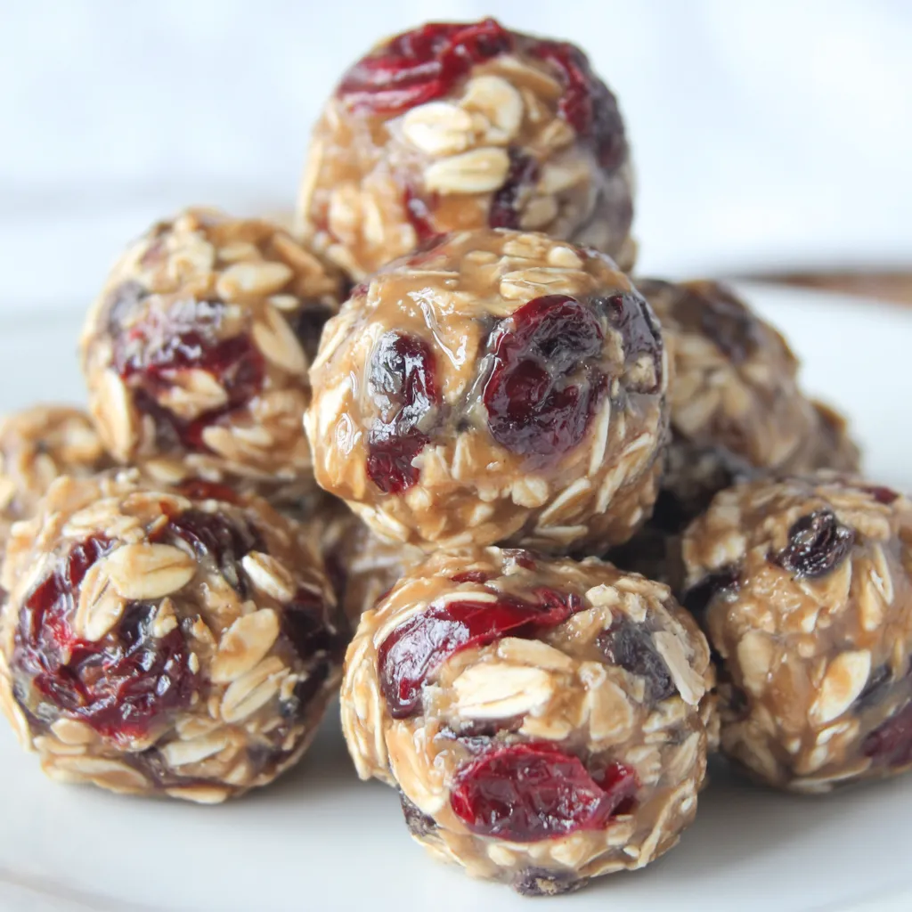 Cranberry Almond Energy Bites
