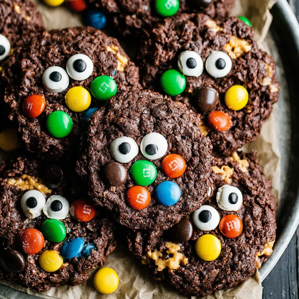 Chocolate Monster Cookies