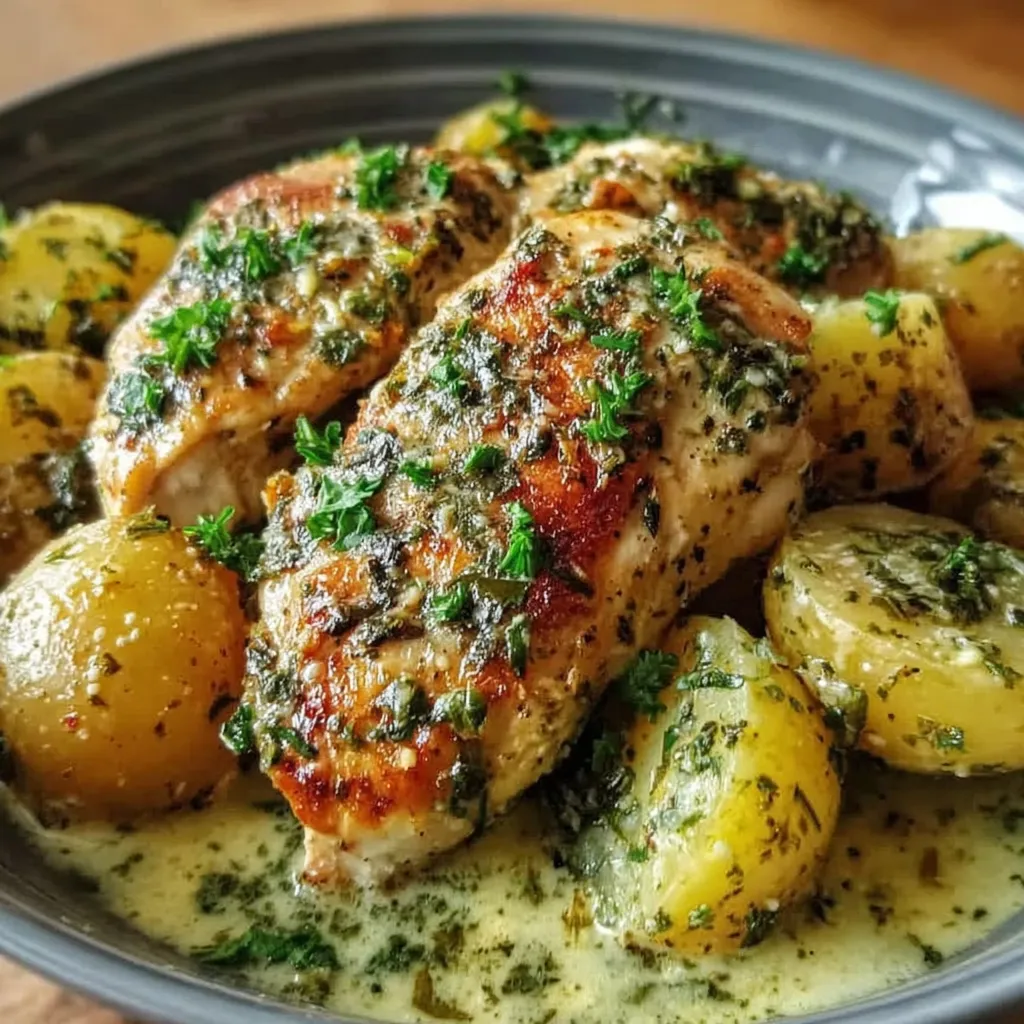 Irresistible Garlic Parmesan Crockpot Chicken
