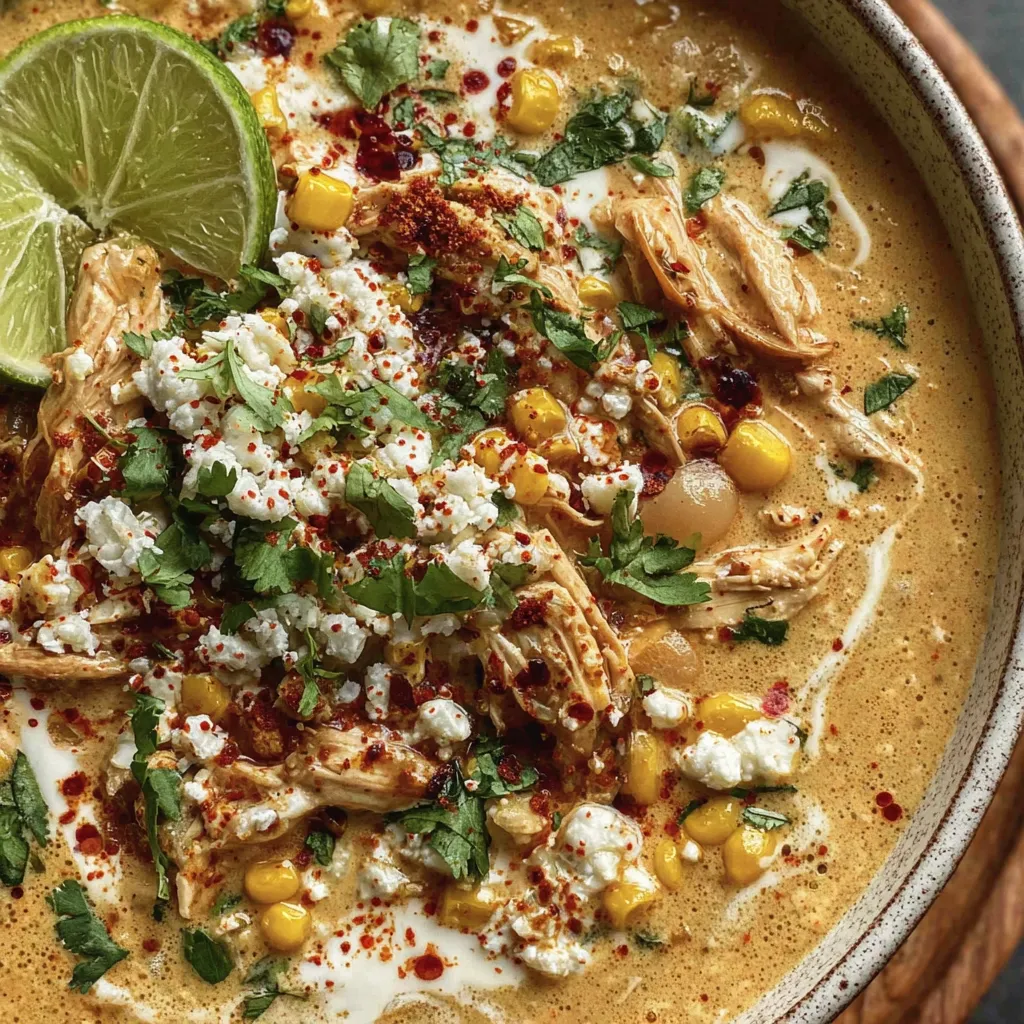 Mexican Street Corn White Chicken Chili