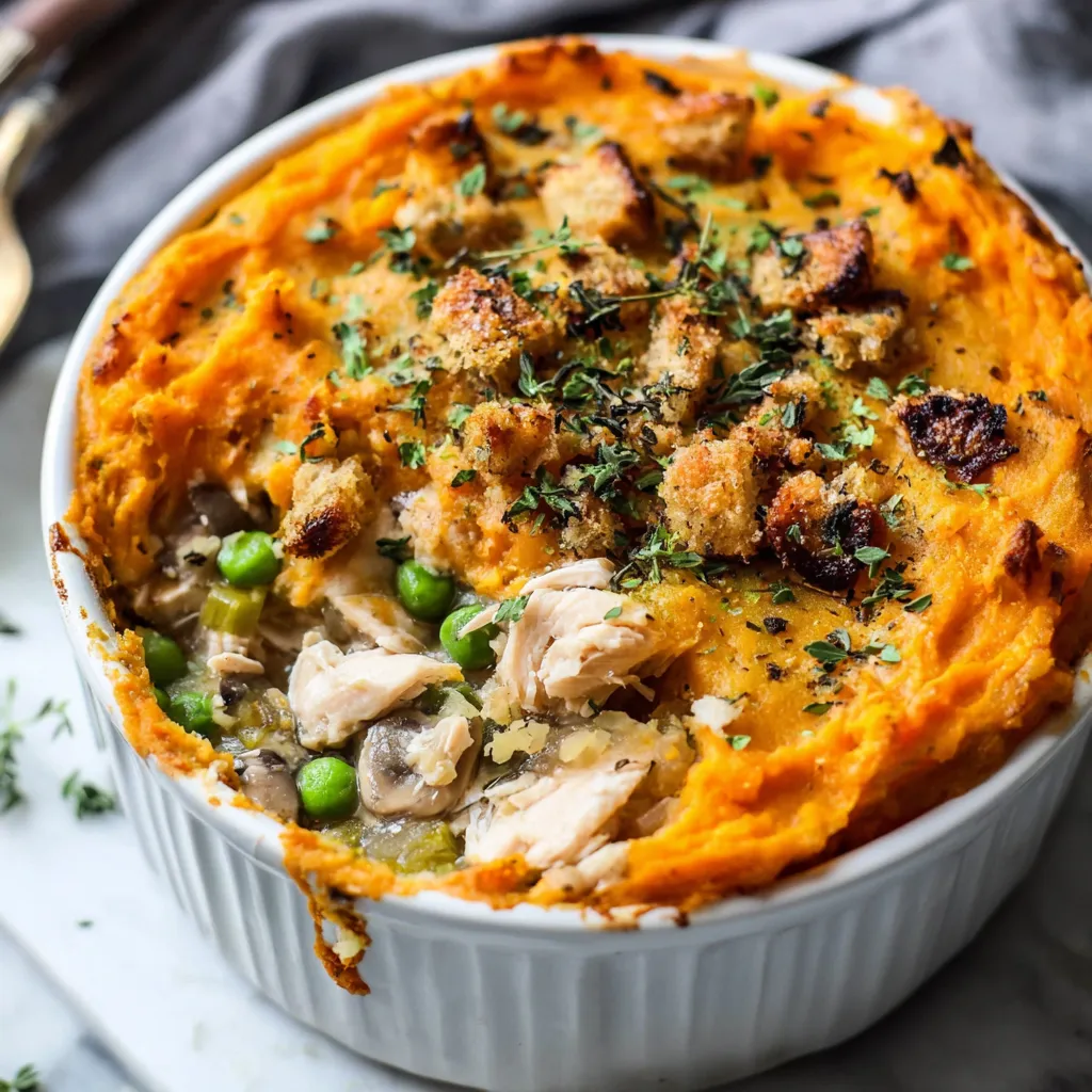 Turkey Mashed Potato Pot Pie