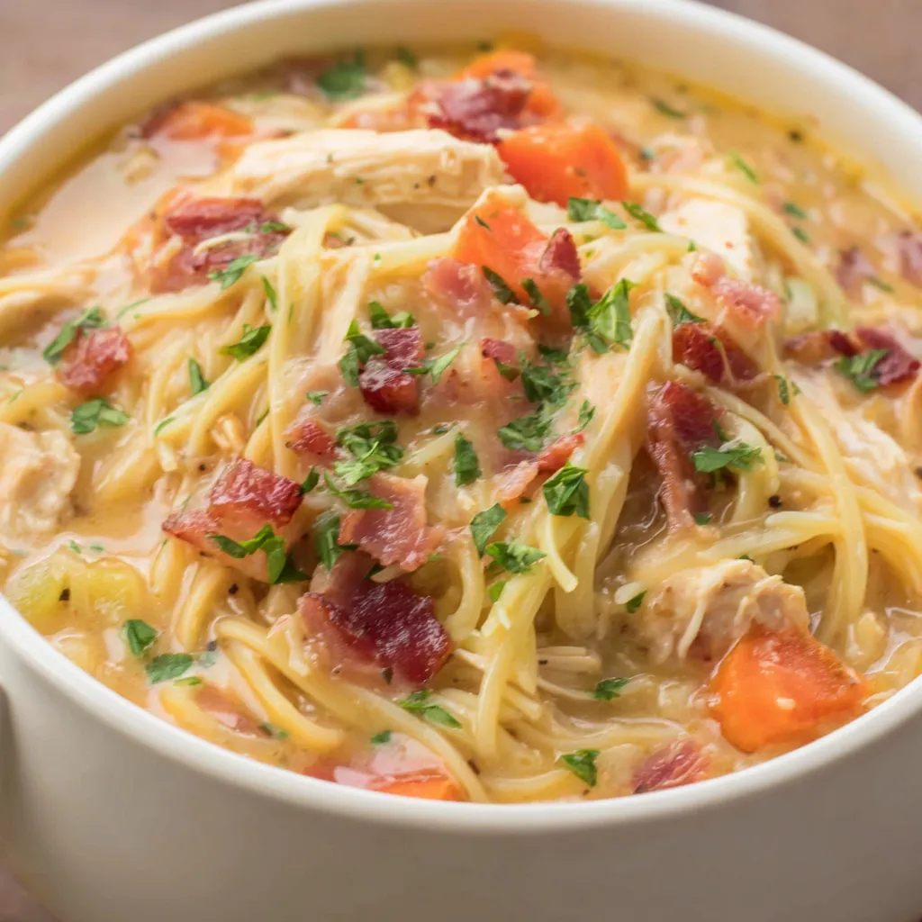 Crack Chicken Noodle Soup