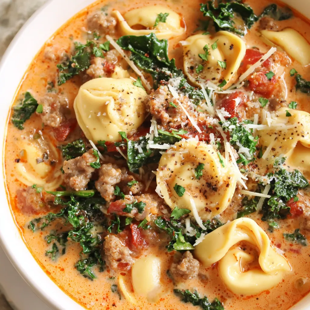 Creamy Tortellini Soup
