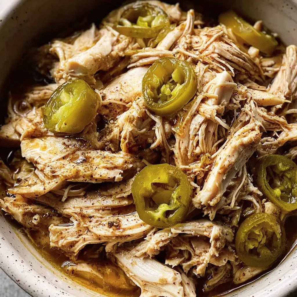 Slow Cooker Mississippi Chicken