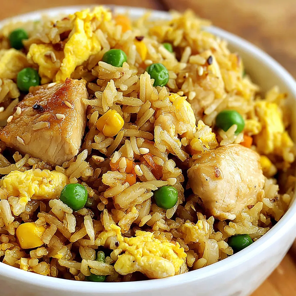 Easy Chicken Fried Rice