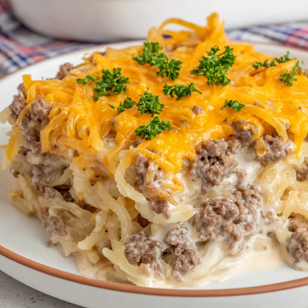Hamburger Hashbrown Casserole