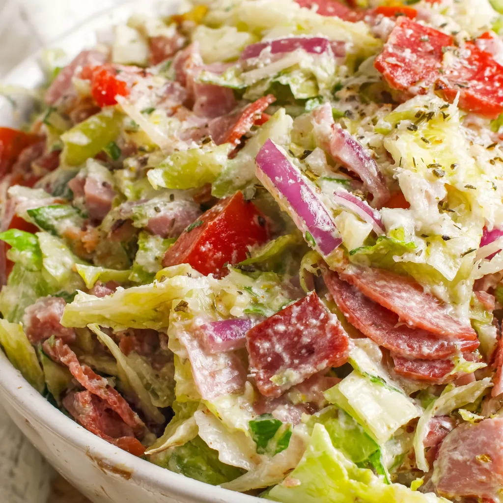 Italian Grinder Salad (Chopped Sub Salad)