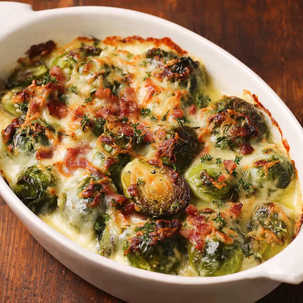 Brussels Sprouts Gratin