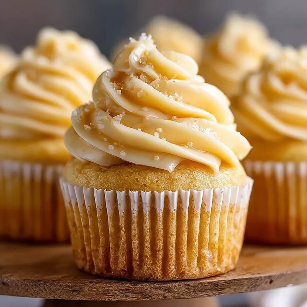 Fresh Corn Cupcakes with Brown Butter Honey Frosting