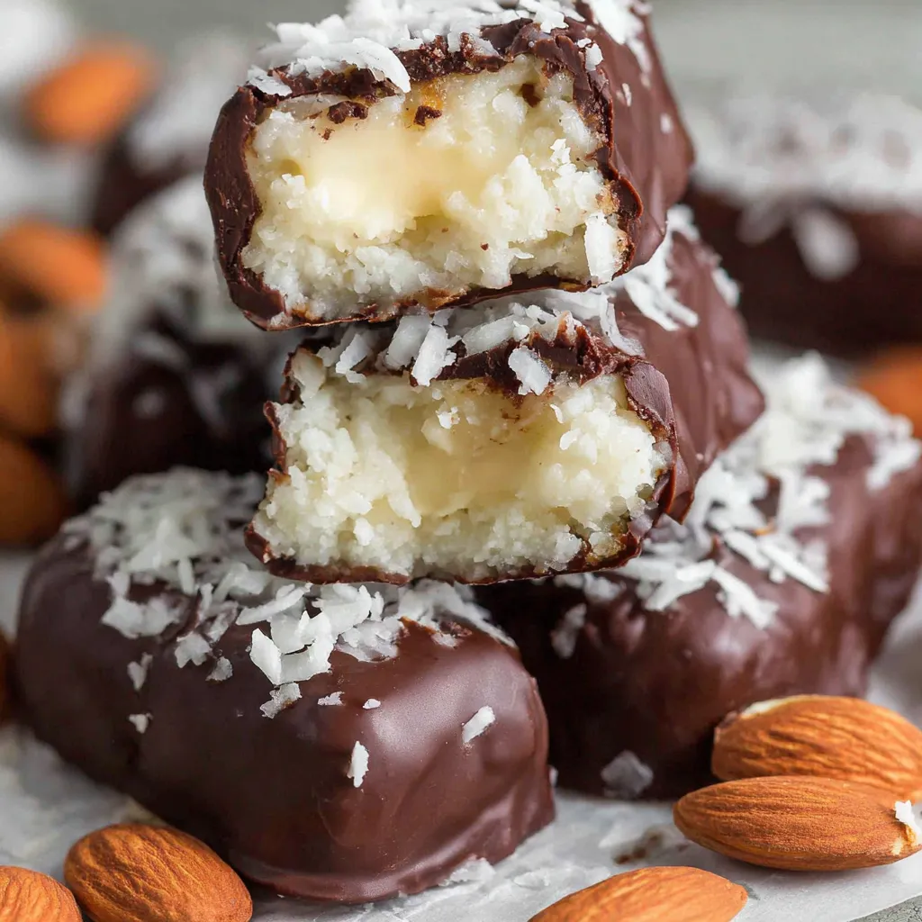 Homemade Almond Joy Bars