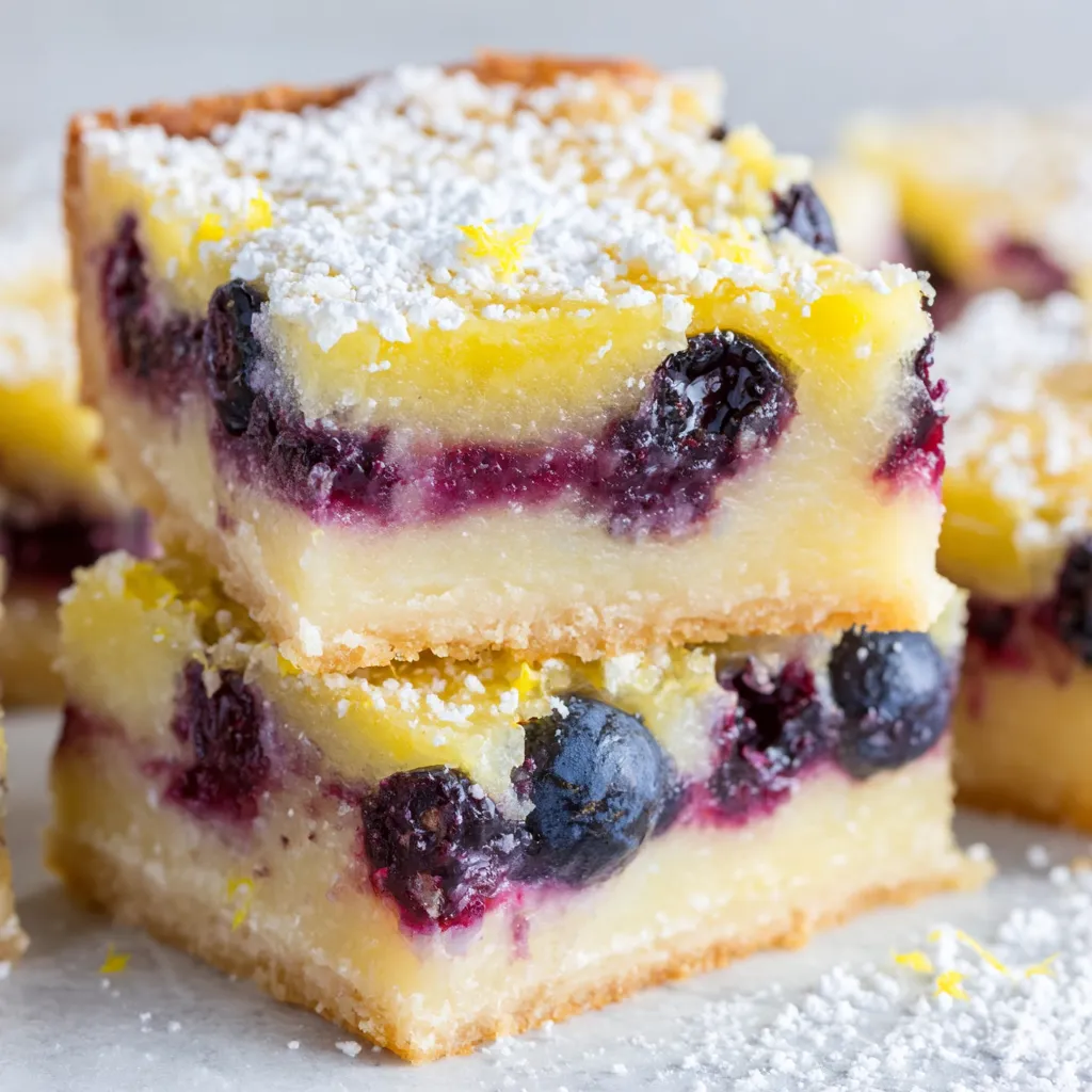Lemon Blueberry Bars